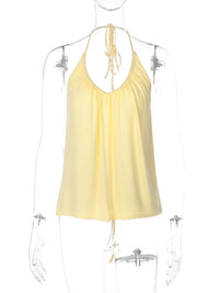 Camisola halter amarillo - vista 1