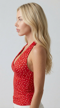 Top Halter Corazones MARTSA
