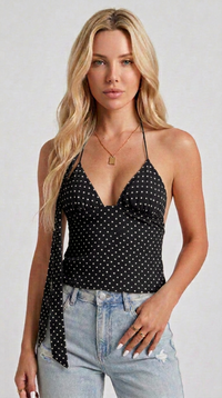 Top Lunares Retro Tirantes MARTSA